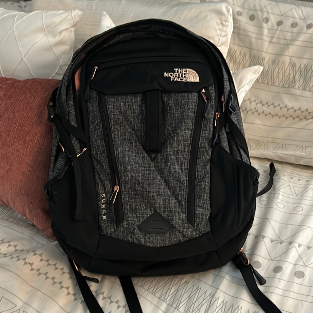 Brand new north face surge backpack